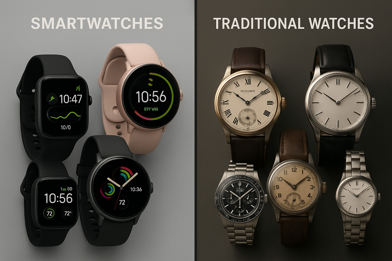 Smartwatches vs. Traditional Watches: Which One is Right for You?