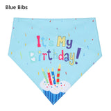 Cute Pet Birthday Caps/Bibs Design Headwear Triangle Scarf Hat Tie Collar Cat Dog Costume Pets Accessories Decoration Supplies