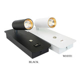 Indoor Led wall lamps 7W with USB Charge Wall Lamp Bedroom Living room Nordic Modern Wall Light Aisle with switch Wall sconce