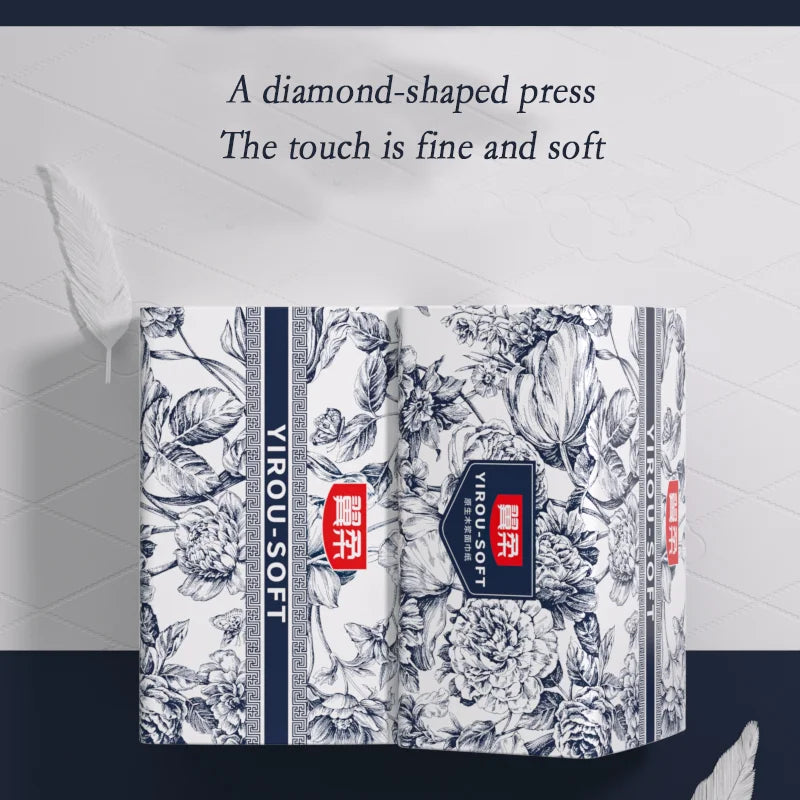 460 Sheets, 24 Large Bags Of Tissue Paper, Full Box Of Household Toilet Paper, Tissue Paper, Toilet Paper, Napkin Paper, Etc