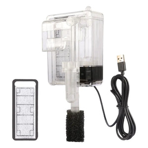 Fish Tank Filter Water Pumps External Hang Up Filter For Aquarium Filter Oxygen Submersible Water Purifier Suspended Filter