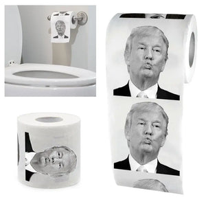 1-5PCS Roll Tissue Joke Fun Paper Tissue Gag Gift Non-fading Nontoxic Dustless Prank Creative Bathroom Toilet Roll Tissue