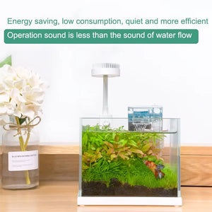 Fish Tank Filter small circulation Pump3in 1 Water Purification WaterfallOxygenation Silent Household wallMounted