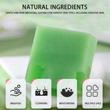 Aloe Vera Soap For Face 100g Facial and Body Moisturizing Cleansing Handmade Soap Bar With Essential Oil