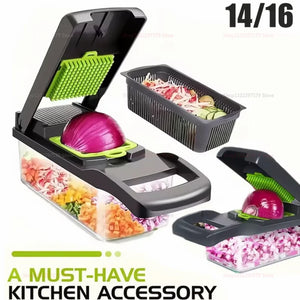 Portable Vegetable Cutter Shredder Multifunctional Slicer Potato Chopper Carrot Grater Reusable Fruit Veggie Cutting Tool
