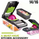 Portable Vegetable Cutter Shredder Multifunctional Slicer Potato Chopper Carrot Grater Reusable Fruit Veggie Cutting Tool