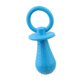 Pet Rubber Pacifier Dog Toy Interactive Rubber Soother Pet Dog Cat Puppy Elasticity Teeth Dog Chew Toys Tooth Cleaning Toy