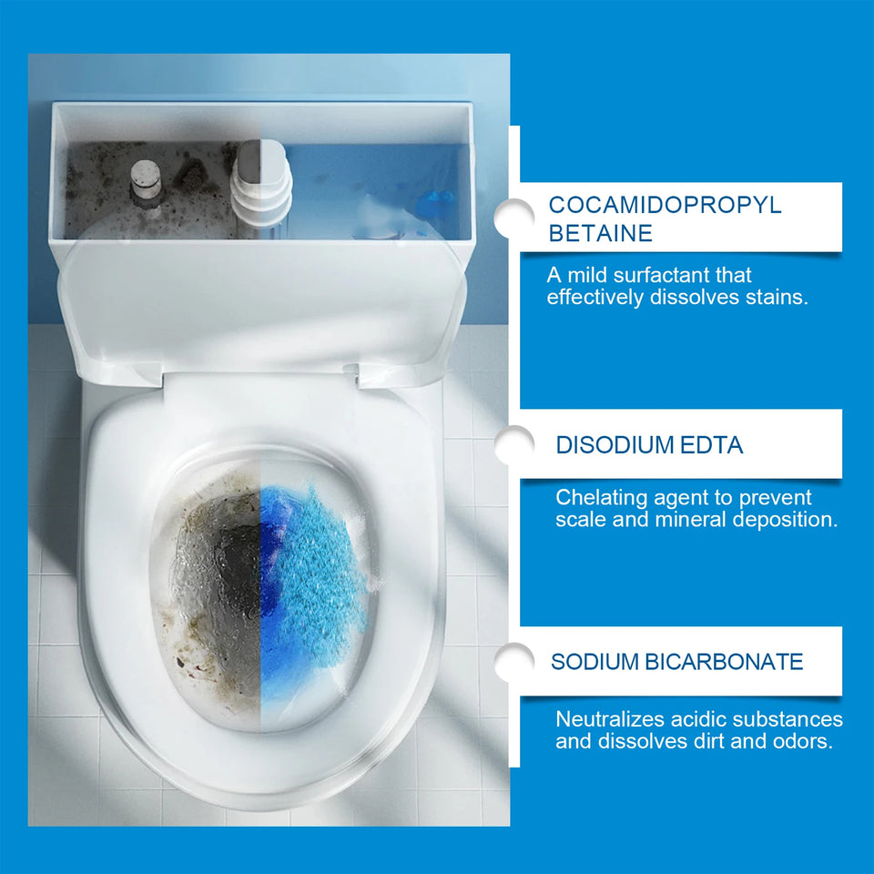 Toilet Bowl Foam Cleaning Powder Bathroom Toilet Cleaning Decontamination Keep Fresh Air For Household Multi-Purpose Cleaner