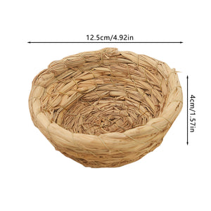 Birds Nest Straw Breathable Manual Bird Cage Bedding For Parakeets Interests Natural Fiber Simulation Birdhouse Resting Breeding