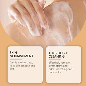 OCEAURA Persimmon Deodorizing Shower Gel Odor Remover Sweat Stains Body Cleaning Lasting Fragrance Smoothing Nourish Body Wash