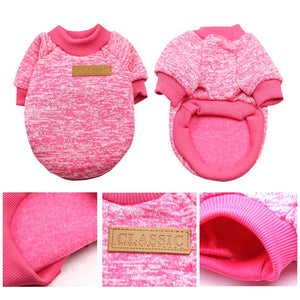 Pet Accessories Winter Dog Clothes for Small Dogs Warm Dogs Coat Schnauzer Pug Clothing Sweatshirts Casual Dog Cat Clothing