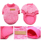 Pet Accessories Winter Dog Clothes for Small Dogs Warm Dogs Coat Schnauzer Pug Clothing Sweatshirts Casual Dog Cat Clothing