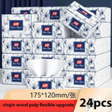 Car paper towel 12/24pcs Paper Towel Large Pack Paper Drawers Large Box Household Large Batch of affordable Toilet Paper Thicken