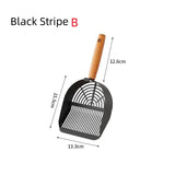 Cat Litter Shovel Pet Cleaning Tool carbon steel Wooden Handle Washable Kitten Litter Scoop Cats Toilet Cleaning Shovel Tool