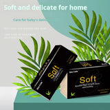 40 packs of four layer thick bamboo pulp natural color toilet paper napkins, 240 sheets of toilet paper for home use