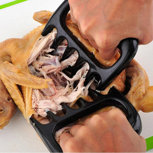 2Pcs Bear Meat Claws Handle Barbecue Forks Kitchen Manual Food Fork Meat Pork Clamp Roasting BBQ Fork Kitchen Knives Tool