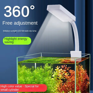 90~260V aquarium Super Bright Lamp LED Aquarium Light For Aquatic Plant Fish Tank Extensible Clip Lamp Fish tank lighting