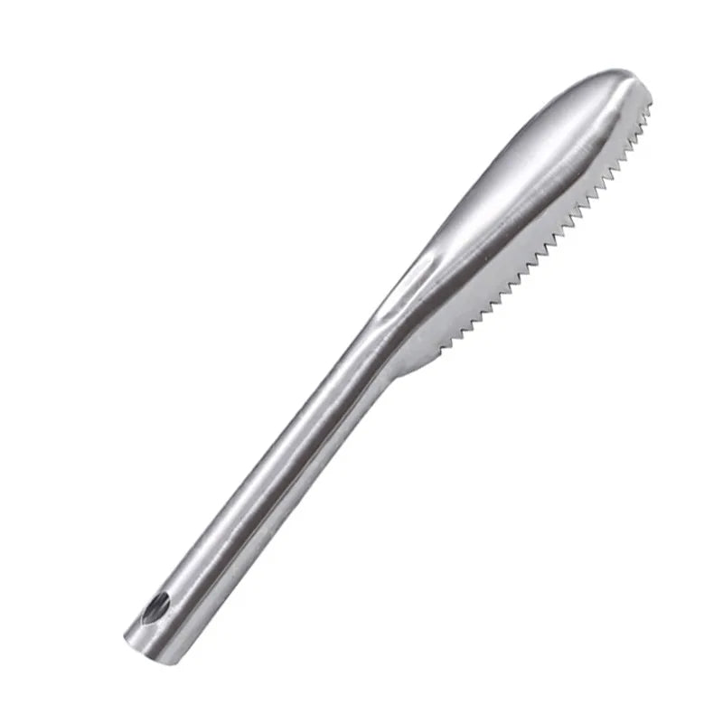 Stainless Steel Fish Scaler Remover - Sturdy Fish Scale Cleaner Descaler Tool- Reliable Fish Scale Cleaning Scraper