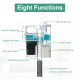 Fish Tank Filter small circulation Pump3in 1 Water Purification WaterfallOxygenation Silent Household wallMounted