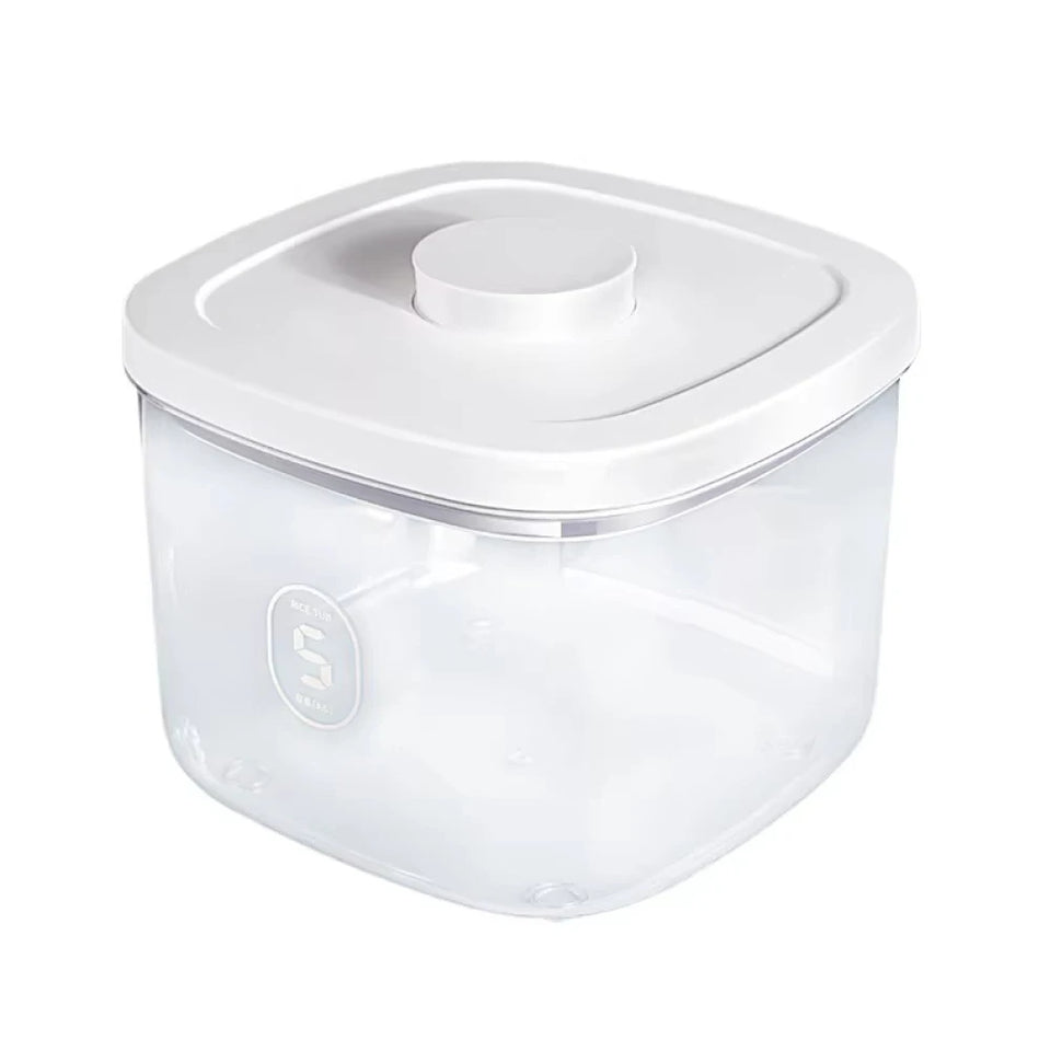6L/12LSealed Rice Bucket Flour Storage Box Large Capacity Pet Grain Storage Bucket Cat Grain Bucket Miscellaneous Grain Rice Jar