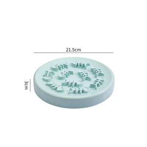 Fish Bone Dog Cat Bowl Anti Choking Slow Food Pet Bowl Pet Feeder Supplies