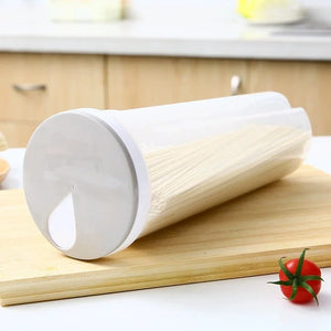 Noodles Storage Container Food Grade Plastic Transparent Airtight Kitchen Multi Compartment Sealed Jars Pantry Dry Food Cylinder