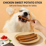 12.7oz Natural Jerky Dog Treat Chewable Protein Snacks with Chicken Turkey Salmon Beef Duck Dental Health Treat for All Dog Size