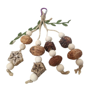 Bird Chewing Toy Funny Cotton Rope Pinecone Parrot Toys Bite Resistant Bird Tearing Toy Cockatiels Training Cage Toys For Birds