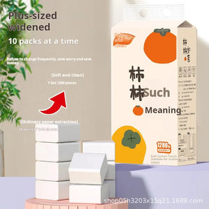 MAX 1280 Oversized Bags Of Tissue Paper, Soft And Suitable For Mother And Baby, Household Toilet Paper, Toilet Paper, Napkins