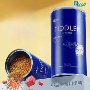 YEE Aquatic Feed TIDDLER TOP FISH FOOD Guppy Tetra Goldfish Small Tropical Fish Food Enhance Color High Protein Content