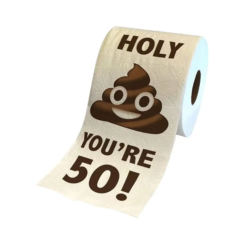 Cartoon Room Supplies Decor Tissue Party Decoration Funny Birthday Rolls Toilet Paper Roll Printed Funny Paper Towel