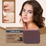 WEST MONTH Coffee Soap Coffee Essence Mild Cleansing Nourishing Skin Moisturizing Brightening Soap 100G/3.53 OZ