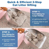 Cat Litter Shovel Pet Cleaning Tool carbon steel Wooden Handle Washable Kitten Litter Scoop Cats Toilet Cleaning Shovel Tool