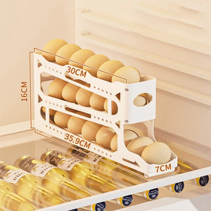 Food Grade Egg Organizer Compartmentalized Refrigerator Fresh Storage Fresh Egg Organizer