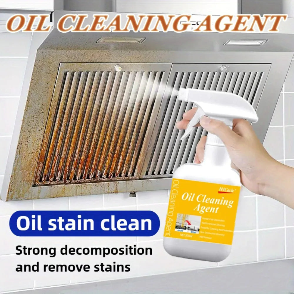 Heavy-Duty Kitchen Grease Oil Remover Spray - Effortless Cleaning of Stovetops, Ovens, and Range Hoods Kitchen Cleaning Tools