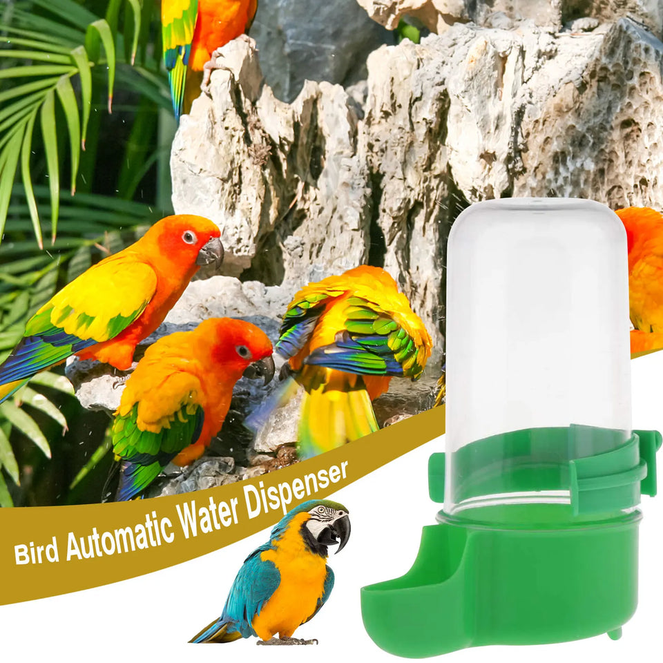 Automatic Bird Water Drinker Feeder Waterer Food Cup External Bird Food Box Bird Supplies And Bird Cage Accessories 200 Ml