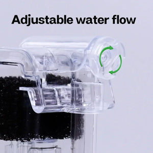 Mini Fish Tank Filter Small Wall Mounted USB Power Interface Household External Silent Water Purification Aquarium Aerator Pump