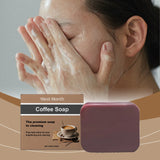 WEST MONTH Coffee Soap Coffee Essence Mild Cleansing Nourishing Skin Moisturizing Brightening Soap 100G/3.53 OZ