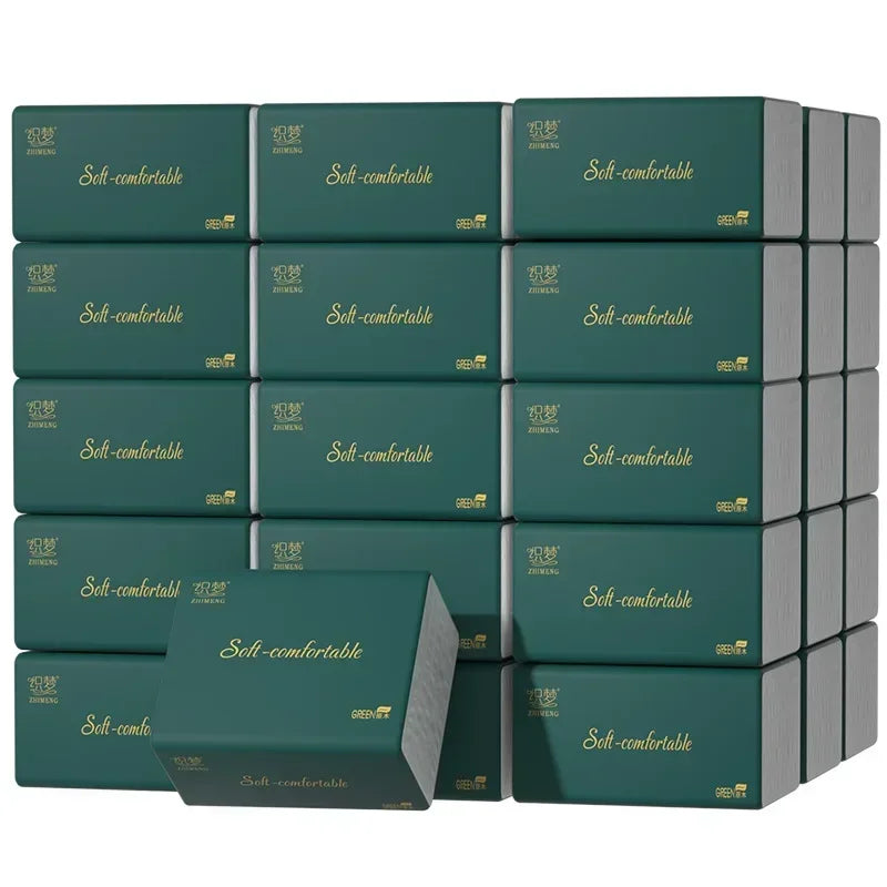 25 Boxes Facial Tissues 280 Sheets Of Household Thick And Affordable 4-Layer Thickened Napkins And Premium Toilet Paper