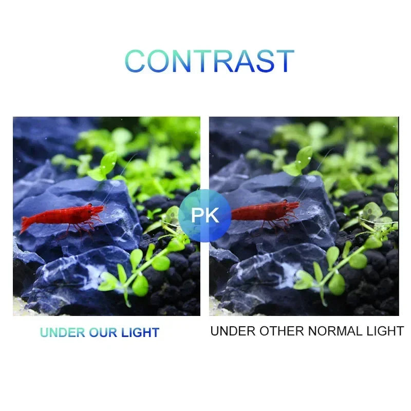 Ultra Thin LED Aquarium Light 5W/10W/15W Aquatic Plant Lighting Waterproof Clip-on Lamp For Fish Tank Plants Grow Light