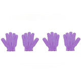 1-4pcs Body Cleaning Washcloth Soft Brush Home Hotel Bathroom Shower Ball Back Scrubber Set Exfoliating Skin Towel Bath Gloves