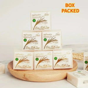 4 Pack JAM Original Rice Milk Soap from Thailand Handmade K-Brother Goat Milk Soap for Dropsshipping
