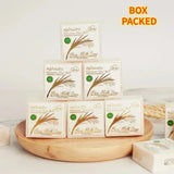 4 Pack JAM Original Rice Milk Soap from Thailand Handmade K-Brother Goat Milk Soap for Dropsshipping