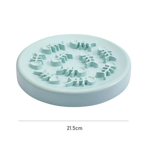 Fish Bone Dog Cat Bowl Anti Choking Slow Food Pet Bowl Pet Feeder Supplies