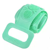 Silicone Back Scrubber for Shower Bath Body Brush Back Washer with Handle for Men and Women Deep Cleansing Massage Skin