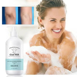 500ml Goat Milk Niacinamide Shower GelClean Body Wash Body Exfoliator Skin Lightening Moisturizing Melanin Control