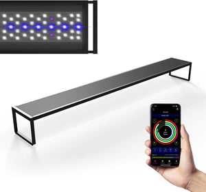 LED Aquarium light MICMOL Extreme II 450 600 900 1200 Adjustable bracket App Control Planted Growth Water Grass Fish Tank Lamps