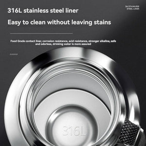 1.5L Thermos Bottle For Tea Stainless Stee Insulated Coffee Bottle Hot Water Bottles Vacuum Flask Mug Thermal Containers Cup