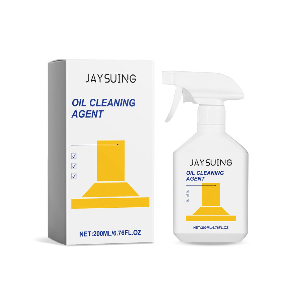 Jaysuing Kitchen Degrease Spray Quick Dissolve Oil Stains Remove Stubborn Stains Polishing Refreshing Kitchen Oven Cleaner Spray