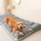 Extra Large Soft Polyester Plush Dog Bed Sofa Thickened Dog Pet Bed For Large Dog Dog Crate Mat Bed